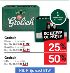  grolsch krat bier 1 16 24 25 30 45 50 pilsener beugelfles 0.0 scherp geprijsd 