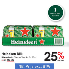  heineken blikjes bier 1 4 6 8 25 33 tray koude biertje kou goude pils biertjes blik pilsener 