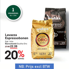  lavazza koffiebonen 1 20 100 1000 zak espressobonen kilo qualita italia italiano torino classico arabica 5 10 bes ge coffee beans 
