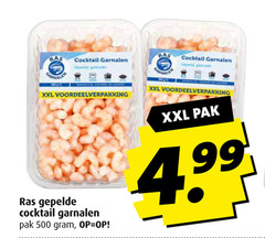  500 cocktail garnalen dokt xxl gepelde pak 