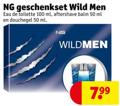  50 100 geschenkset wild men eau toilette ml aftershave douchegel 