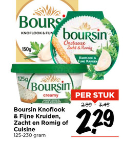  knoflook boursin onctueux zacht romig creamy fijne kruiden cuisine stuk 