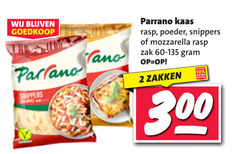  parrano geraspte kaas 2 10 300 parlano snippers rasp poeder mozzarella zak zakken 