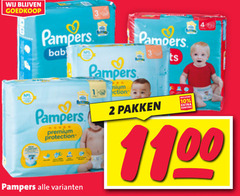  2 3 10 pampers premium protection pakken 