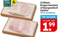  100 beter leven dieren bescherming grillham brugse beenham bourgondische kipfilet versafdeling 