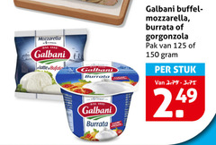  1 150 mozzarella italia galbani bufalo buffelleder gorgonzola pak stuk 