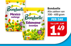  100 bonduelle mexico melange edamame boontjes zakken zak 
