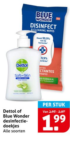  dettol softon skin hard blue wonder disinfect cleaning wipes 99 9 bacterieen formula free doekjes soorten stuk 