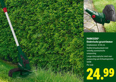  30 parkside elektrische grastrimmer snijdiameter cm dubbel automatische lange telescopische steel stuk 