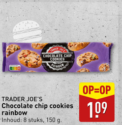  8 150 nutri score trader chocolate chip rainbow inhoud stuks 