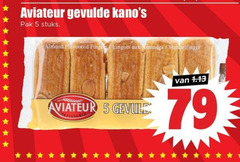  5 aviateur gevulde pak stuks almond flavoured fingers aux gevuld 