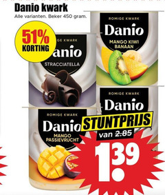  450 danio kwark beker ge stracciatella romige mango kiwi banaan passievrucht 1 