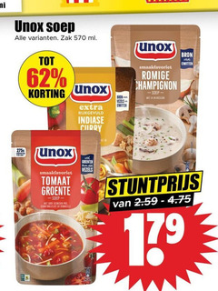 unox soep zak ml groenten tomaat groente grof gesneden gehaktballetjes vermicelli rijkgevuld indiase curry vezels eiwitten romige champignon 17 
