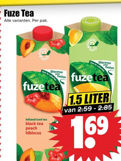  fuze tea ice 69 pak calories discover your fusion fuzetea infused iced black peach hibiscus liter 16 