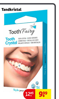  5 tooth fairy crystal bijoux cristallo dei tand kristallen style your smile 