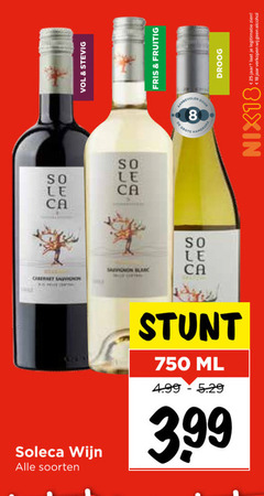  rose rode wijn witte 8 18 750 stevig le fris fruitig droog jaar alcohol sauvignon ml soleca soorten 3.99 