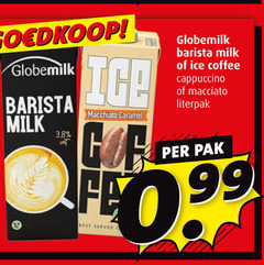  globemilk ijskoffie 99 barista milk macchiato caramel ice coffee cappuccino macciato pak best 