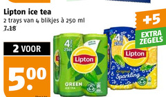  lipton ice tea 2 4 250 500 trays blikjes ml green 5 zegels original sparkling 
