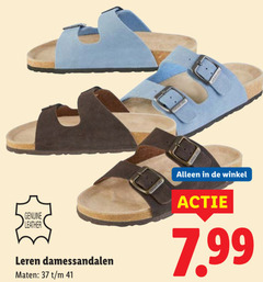 genuine leather leren damessandalen maten 