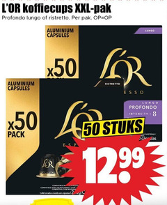  douwe egberts l or koffiecups 12 18 xxl pak profondo lungo ristretto aluminium capsules r intensity stuks pack compatible avec mcafee em las 