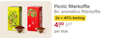  picnic koffie 40 400 filterkoffie aromatico 2e stuk 
