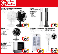  3 4 7 20 23 30 35 40 45 60 online tristar tafelventilator wit zwart cm watt snelheden kolomventilator air cooler liter statiefventilator beweegt links rechts tx 36 instelbare verlichting kleuren 