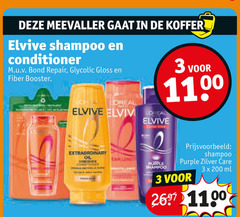  3 200 meevaller koffer elvive shampoo conditioner bond repair gloss booster loreal extraordinary oil ear purple zilver care ml 