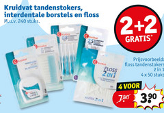  1 2 4 50 240 kruidvat tandenstokers interdentale borstels floss stuks fluss 