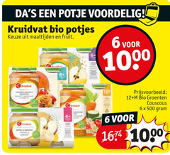  6 12 44 500 1000 potje kruidvat bio potjes maaltijden fruit le groenten couscous 