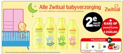  2 200 zwitsal babyverzorging multipakken voordeelpakken geschenkverpakkingen halve kans goedemorgen wasgel shampoo bodylotion zacht kassabon bekijk www.kruidvat.nl t.w.v. 2e zeepvrij ml 