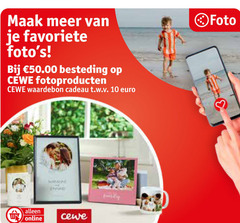  10 favoriete besteding fotoproducten waardebon cadeau t.w.v. foto online 