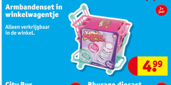  armbandenset winkelwagentje 3 jaar 
