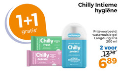  1 2 200 chilly intieme fresh protect wasemulsie gel langdurig fris ml delicate actieve 