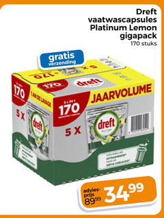  19 verzending 5x dreft vaatwascapsules platinum lemon gigapack stuks uitdagingen 