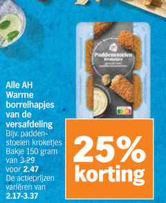  25 150 warme borrelhapjes versafdeling paddenstoelen stoelen kroketjes bakje varieeren 