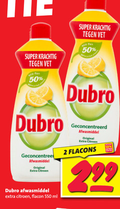  2 10 50 super vet co dubro eco fles recycled afwasmiddel original citroen flacon ml geconcentreerd 