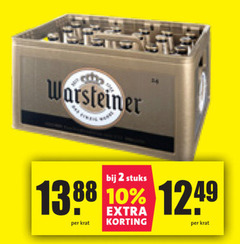  warsteiner krat bier 2 10 stuks 