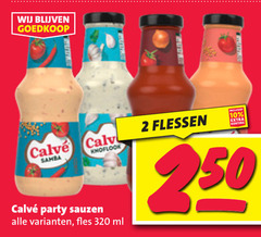  2 10 320 calve samba flessen knoflook party sauzen fles ml 
