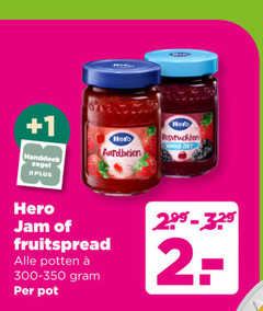  1 handdoek zegel hero aardbeien jam fruitspread potten pot bosvruchten minder zoet 