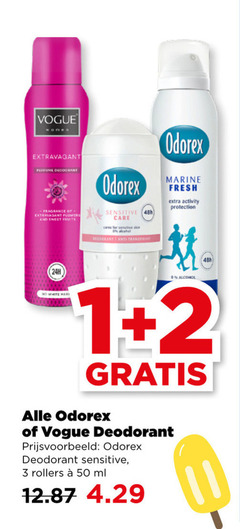  1 2 3 50 vogue wonen extravagant odorex perfume deodorant fragrance flowers and sweet fruits sensitive care cares for skin alcohol anti transpirant marine fresh activity protection white rollers ml 