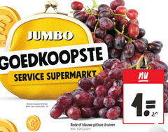  1 500 jumbo service supermarkt boodschappenmandje bnn vara kassa rode blauwe pitloze druiven bak 