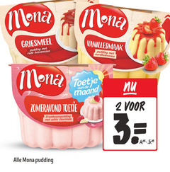 2 3 mona griesmeel pudding rode bessensaus vanillesmaak aardbeiensaus zomeravond toetje frambozenpudding witte chocolade maand 
