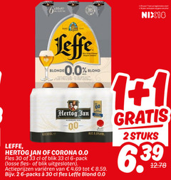  hertog jan leffe alcoholvrij bier 1 2 6 18 25 26 30 33 all jaar legitimatie alcohol nix18 blonde 0.0 blond 00 corona fles blik pack varieeren stuks 