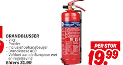  brandblusser 2 poeder ophangbeugel brandklasse abc europese wet regelgeving elders stuk 