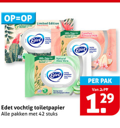  42 100 deel limited edition tropical morning edet vochtig uncle natural aloe vera comfort almond milk toiletpapier reinigt beter papier pak pakken stuks 