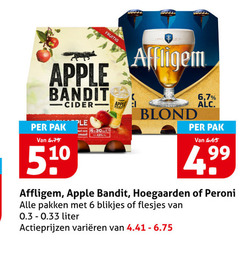  affligem hoegaarden apple bandit speciaalbieren appelcider 6 10 99 fruitig pak cider anne blond 7 peroni pakken blikjes liter varieeren 