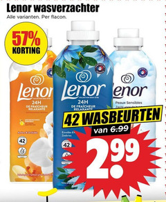  42 lenor wasverzachter flacon collection etre fraicheur relaxante touche ole synthetisch peaux sensibles zacht wasbeurten zeebries parfum 2 99 