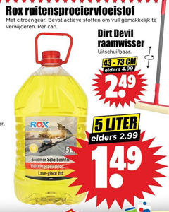  5 ruitensproeiervloeistof citroengeur actieve stoffen vuil verwijderen lave glace devil raamwisser uitschuifbaar cm elders liter 