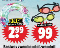  99 cm elders 5.99 bestway zwemband zwembril 