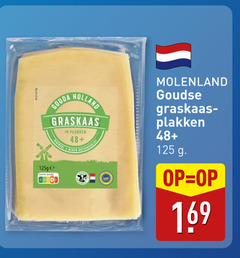  kaasplakken nutri gouda holland graskaas 48 molenland goudse 